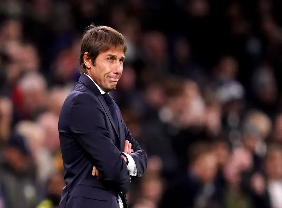 Antonio Conte looks on in the game against Everton. (PA Wire)