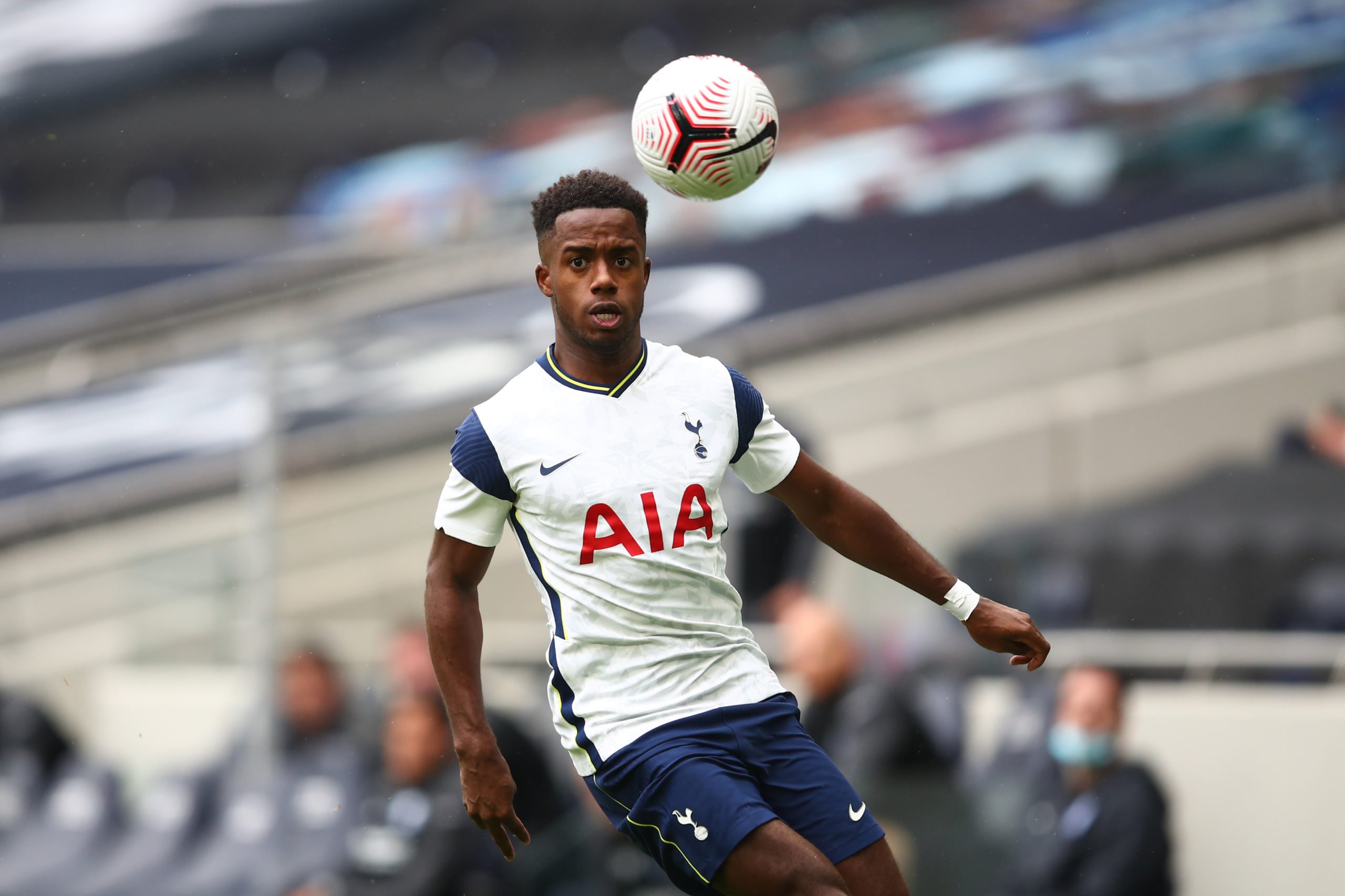 Ryan Sessegnon of Tottenham Hotspur suffered an injury against Liverpool. (Photo by Marc Atkins/Getty Images))