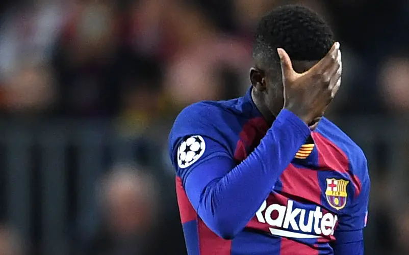 Barcelona winger Ousmane Dembele to reject attempts from Tottenham.