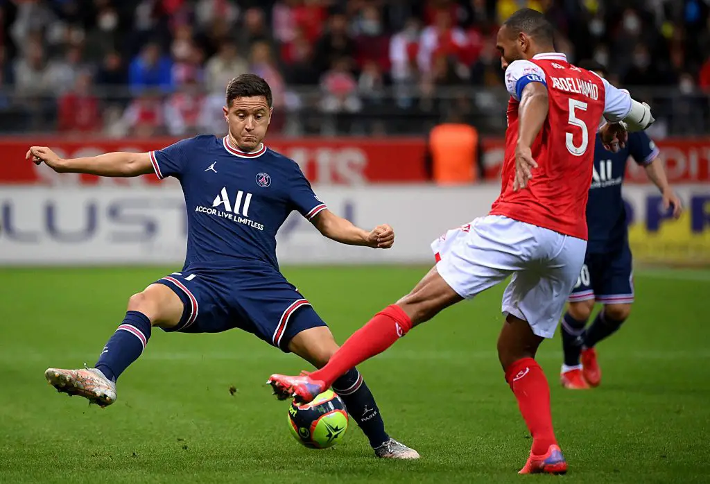 Paris Saint Germain midfielder Ander Herrera rules out a potential move to Tottenham Hotspur. (Photo by FRANCK FIFE/AFP via Getty Images)