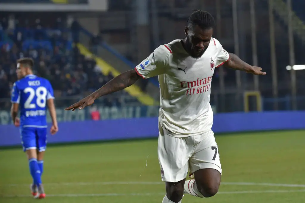 Real Madrid show interest in Tottenham Hotspur target Franck Kessie as PSG lead transfer race. (Photo by ANDREAS SOLARO/AFP via Getty Images)