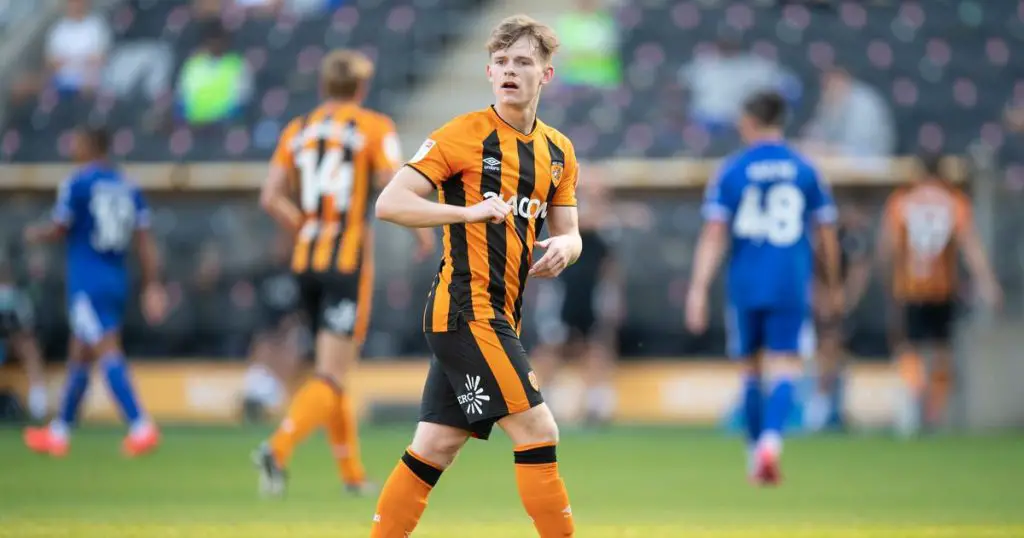 Keane Lewis-Potter has interest from Tottenham. (Credit: Hull Daily Mail)