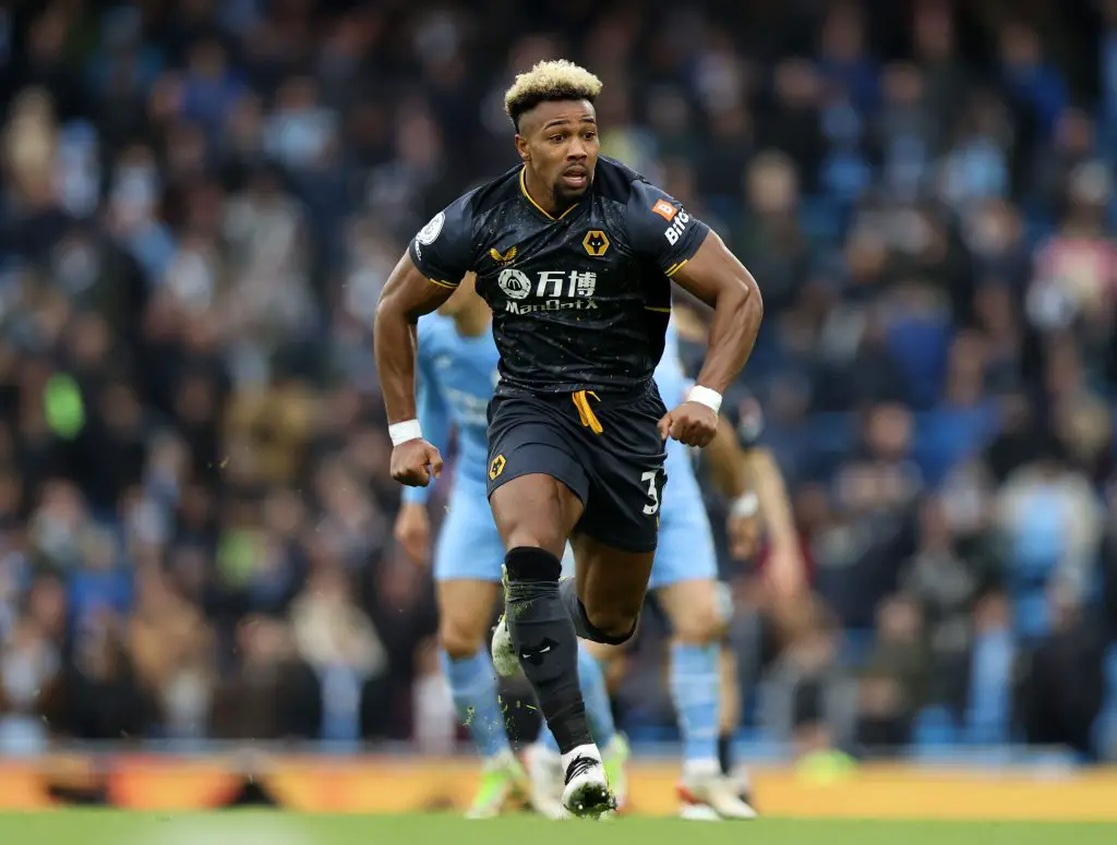 Barcelona beat Tottenham Hotspur to Wolverhampton Wanderers winger Adama Traore. (Photo by Naomi Baker/Getty Images)