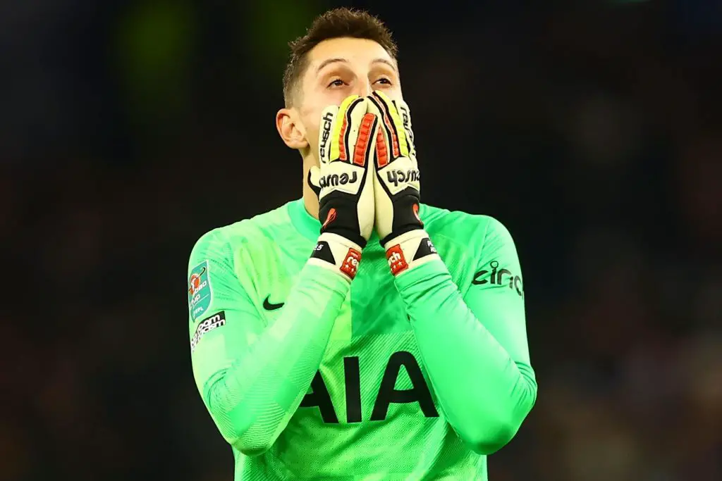 Pierluigi Gollini made a massive mistake that lead to Chelsea's opening goal. (Photo: KIERAN MCMANUS/SHUTTERSTOCK)