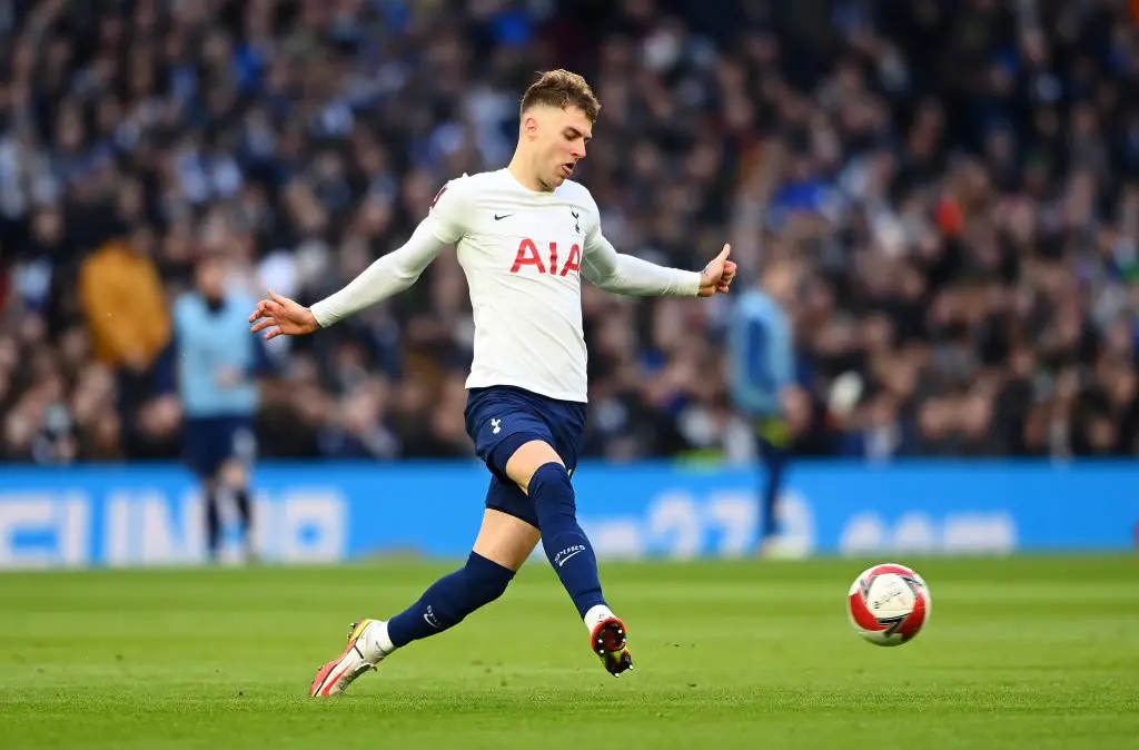 Antonio Conte opens up on Jor Rodon following Tottenham's loss against Wolves. (Photo by Alex Davidson/Getty Images)