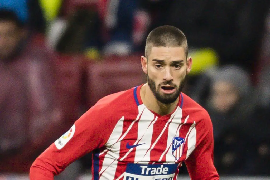 Yannick Carrasco in action for Atletico Madrid.