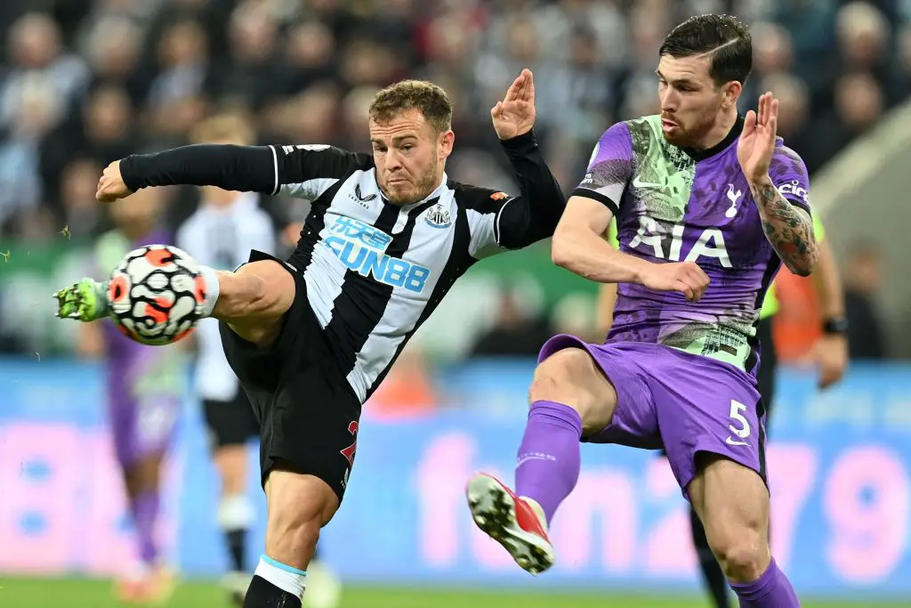 Newcastle United looking to sign Pierre-Emile Hojbjerg in the summer. (Photo by PAUL ELLIS/AFP via Getty Images)