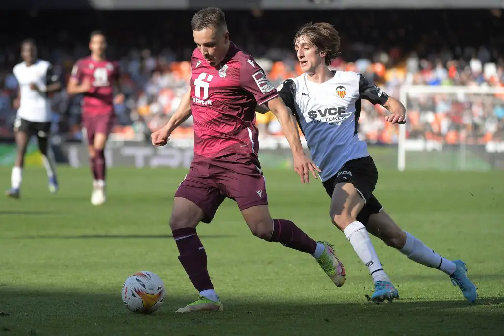 Tottenham Hotspur stars Tanguy Ndombele, Giovani Lo Celso, and Bryan Gil were in action for thei first time sicne leaving the club in January.(Photo by JOSE JORDAN/AFP via Getty Images)