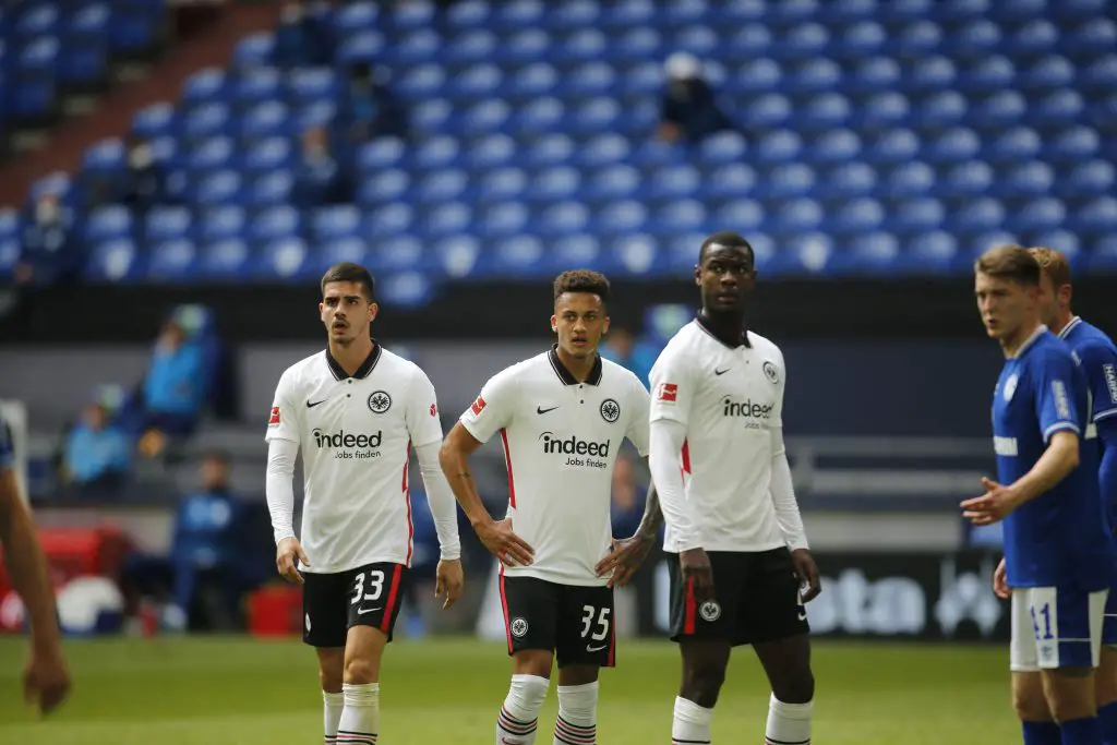 Tottenham could pursue Evan Ndicka to strengthen their left centre-back role. (Photo by LEON KUEGELER/POOL/AFP via Getty Images)