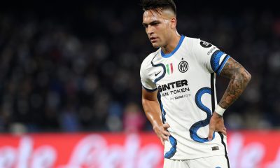 Lautaro Martinez is focused on playing for Inter says his agent. (Photo by Francesco Pecoraro/Getty Images)