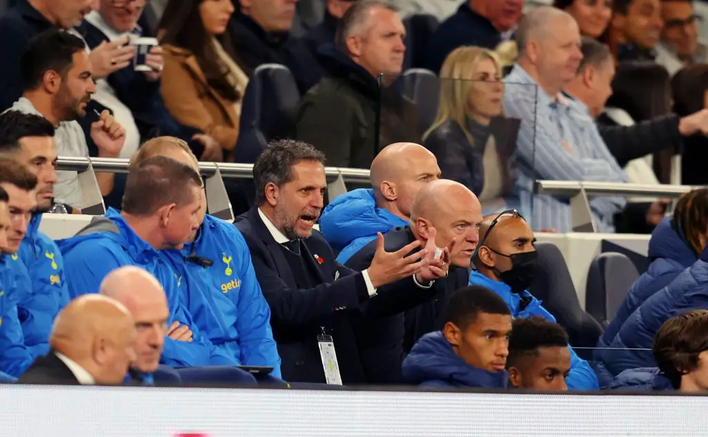 Fabio Paratici is setting up the foundations for Spurs' summer business. (Photo by Catherine Ivill/Getty Images)