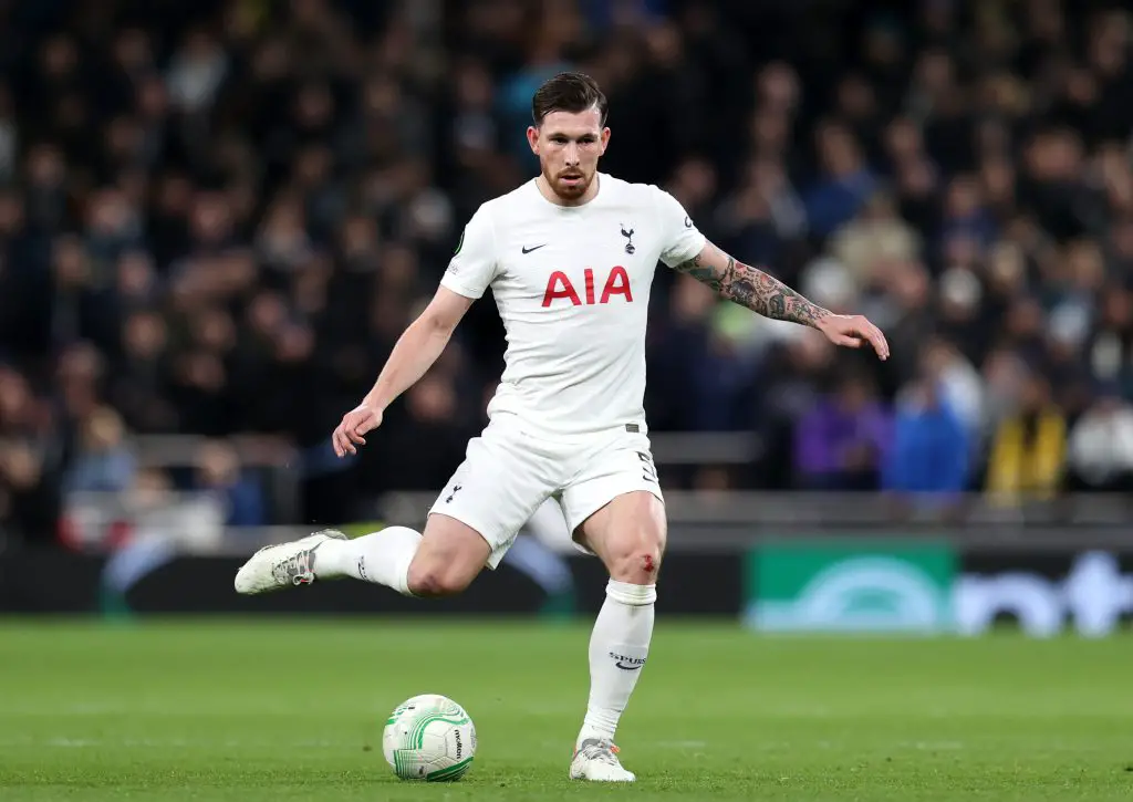 Pierre-Emile Hojbjerg close to Tottenham Hotspur exit amidst Newcastle United interest. (Photo by Alex Pantling/Getty Images)