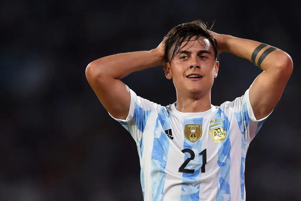 Tottenham Hotspur could make a contract offer to Paulo Dybala following Inter Milan complication. (Photo by Marcelo Endelli/Getty Images)