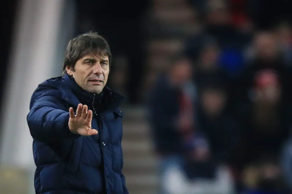 Eric Dier gives insight into "calm" Antonio Conte behind the scenes at Tottenham. (Photo by LINDSEY PARNABY/AFP via Getty Images)