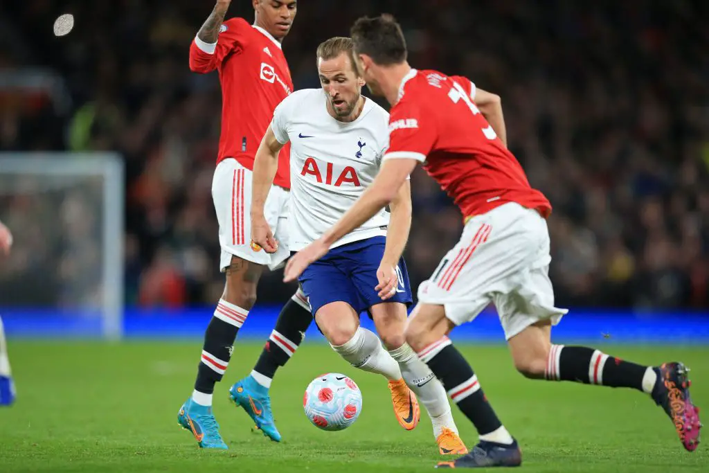 Tottenham failed to find a way past Man United despite putting up a fight. (Photo by LINDSEY PARNABY/AFP via Getty Images)