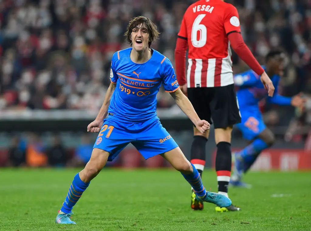 Bryan Gil has been impressive in his current loan spell at Valencia (Photo by ANDER GILLENEA/AFP via Getty Images)