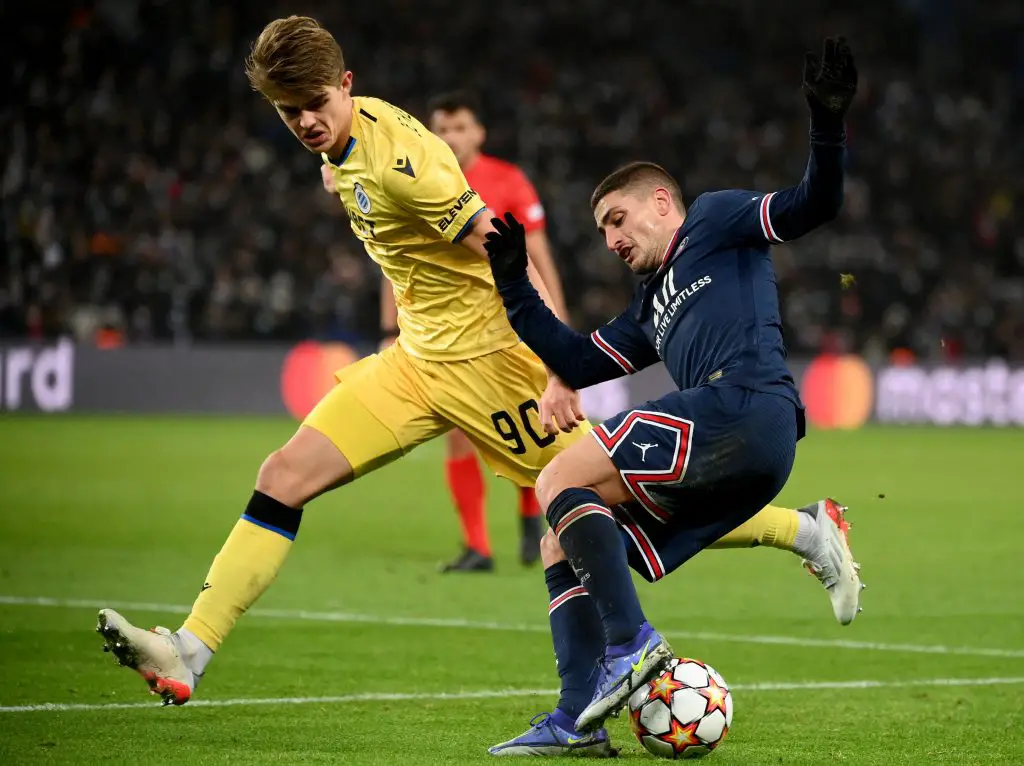Leicester City have a firm interest in Tottenham Hotspur target Charles De Ketelaere. (Photo by FRANCK FIFE/AFP via Getty Images)