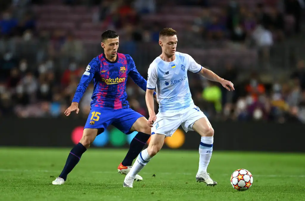 Fabrizio Romano: Clement Lenglet is set to sign for Tottenham Hotspur on loan from Barcelona. (Photo by David Ramos/Getty Images)