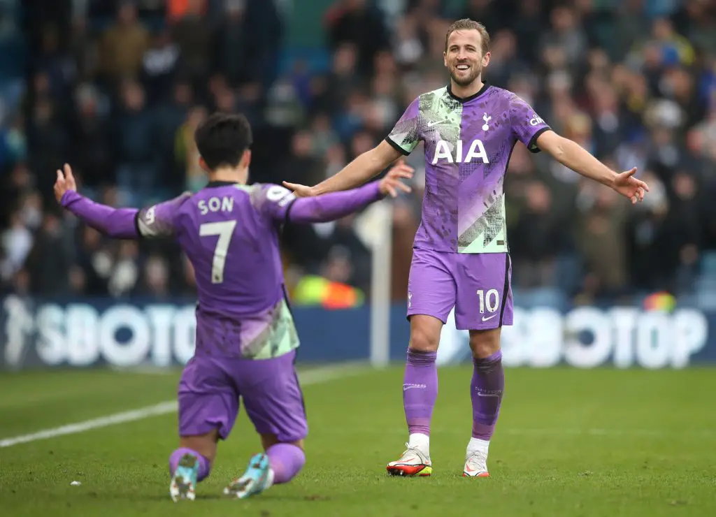 Son Heung-Min and Harry Kane now hold the PL record for most goal combinations (Photo by Chris Brunskill/Getty Images)