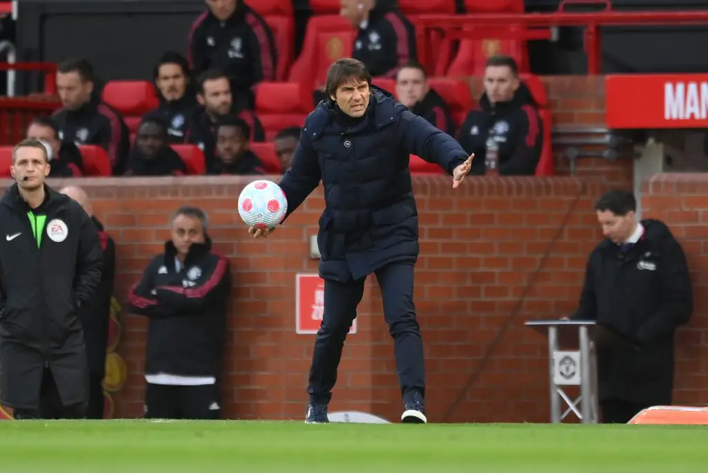 Tottenham Hotspur manager Antonio Conte believes his side can qualify for the UCL due to United's turmoil. (Photo by Michael Regan/Getty Images)