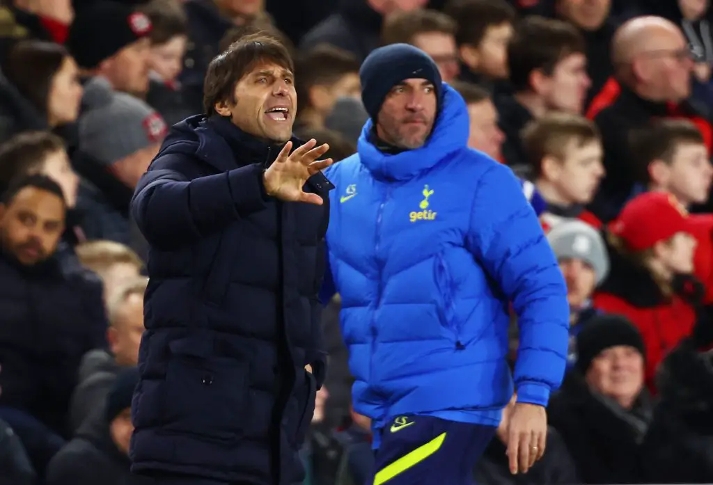 Antonio Conte said he had already signed for Spurs amid Man United links in the past. (Photo by Clive Brunskill/Getty Images)