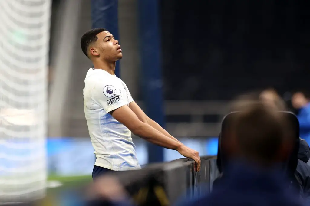 Manchester United enquired about Tottenham Hotspur talent Dane Scarlett before his contract renewal. (Photo by Alex Pantling/Getty Images)