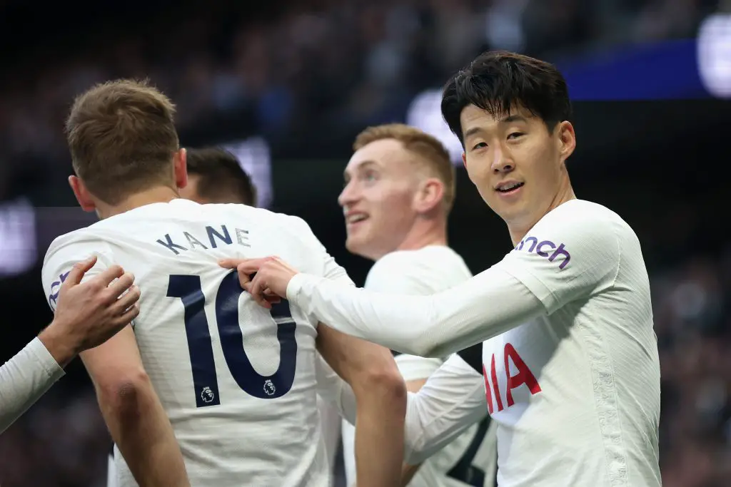 Louis Saha believes Erling Haaland will win PL Golden Boot ahead of Tottenham stars Harry Kane and Son Heung-min . (Photo by Eddie Keogh/Getty Images)