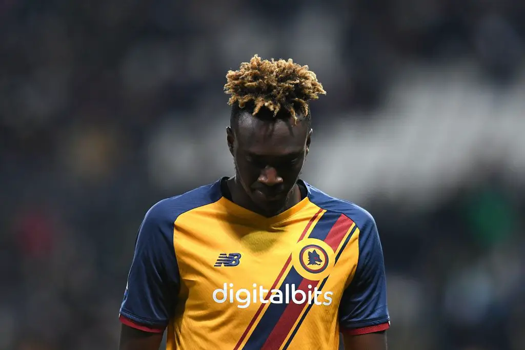 Tammy Abraham has no desire to leave AS Roma amidst Tottenham Hotspur interest. (Photo by Alessandro Sabattini/Getty Images)