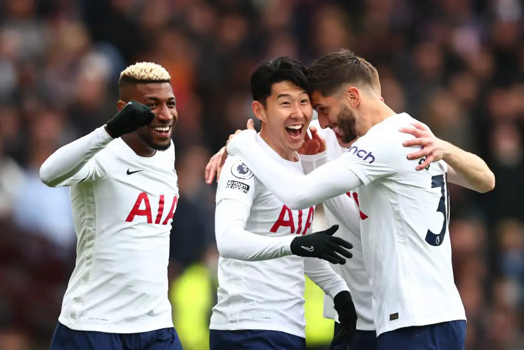 Emerson Royal remains happy at Tottenham Hotspur despite being subjected to exit talk. (Photo by Marc Atkins/Getty Images)
