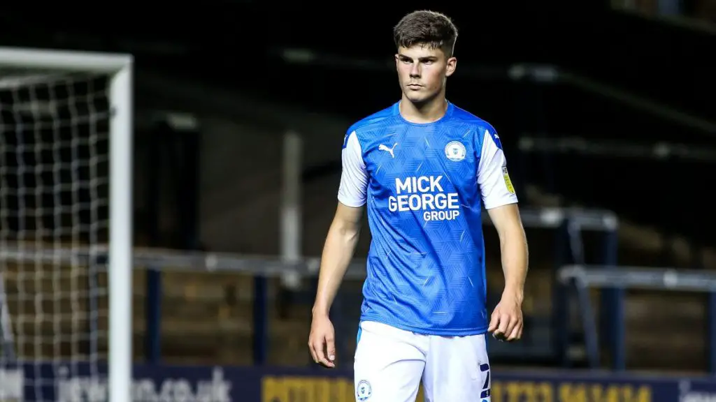 Tottenham Hotspur and Crystal Palace are closely viewing Peterborough United defender Ronnie Edwards. (Image: @theposh on Twitter)