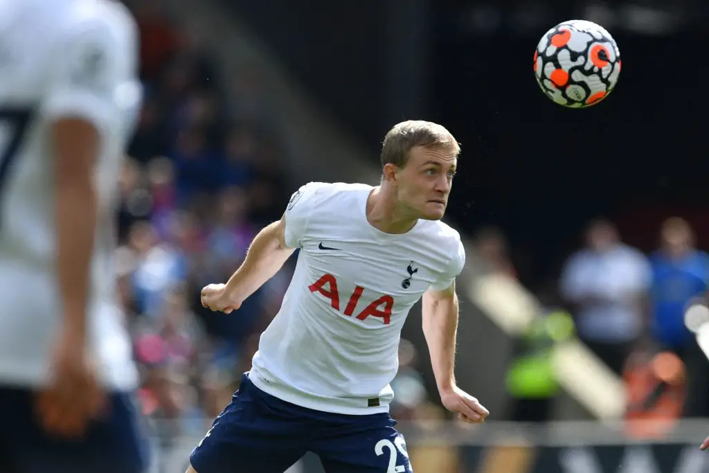 Tottenham Hotspur midfielder Oliver Skipp is expected to return in time for pre-season. (Photo by JUSTIN TALLIS/AFP via Getty Images)