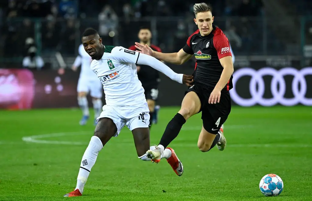 Transfer News: Borussia Monchengladbach will sell Tottenham Hotspur target Marcus Thuram this summer. (Photo by INA FASSBENDER/AFP via Getty Images)
