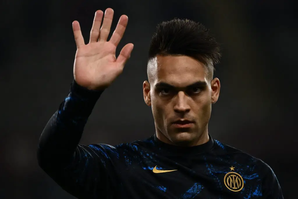 Lautaro Martinez is also a target for Arsenal, Atletico and Man United. (Photo by MARCO BERTORELLO/AFP via Getty Images)