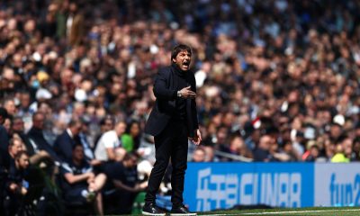 Antonio Conte dismisses links to PSG. (Photo by Ryan Pierse/Getty Images)