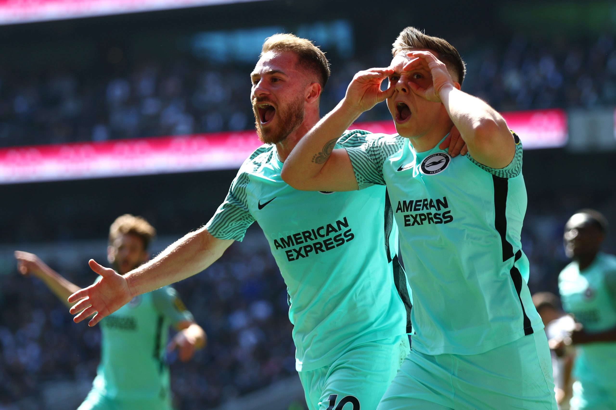 Brighton defeat hampered Tottenham's CL qualification chances. (Photo by Clive Rose/Getty Images)