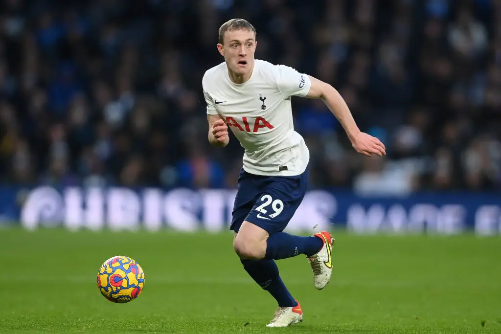 Tottenham Hotspur boss Antonio Conte shares his delight at Oliver Skipp penning new contract. (Photo by Mike Hewitt/Getty Images)