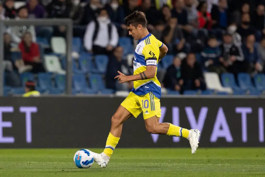 Paulo Dybala unlikely to join Tottenham even with Champions League football. (Photo by Emmanuele Ciancaglini/Getty Images)