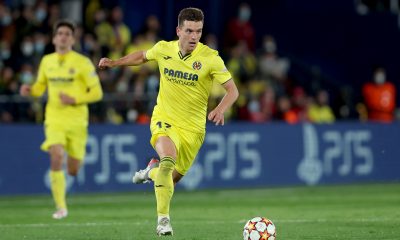 Giovani Lo Celso of Villarreal in action. (Photo by Alexander Hassenstein/Getty Images)