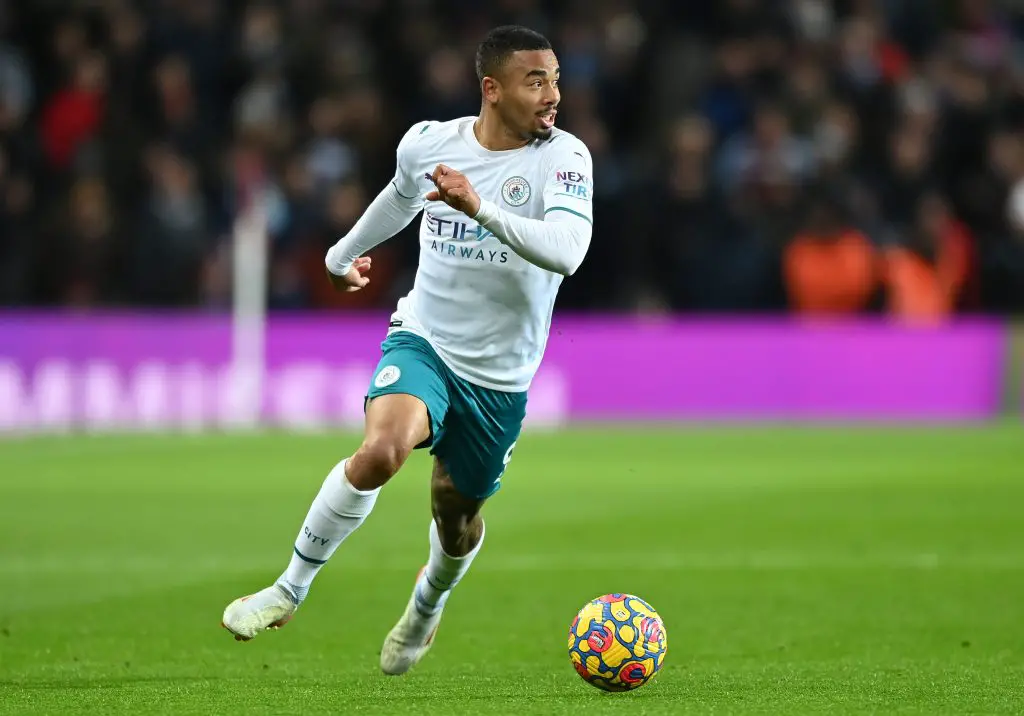 Tottenham transfer target Gabriel Jesus contemplating his future at Man City. (Photo by Shaun Botterill/Getty Images)