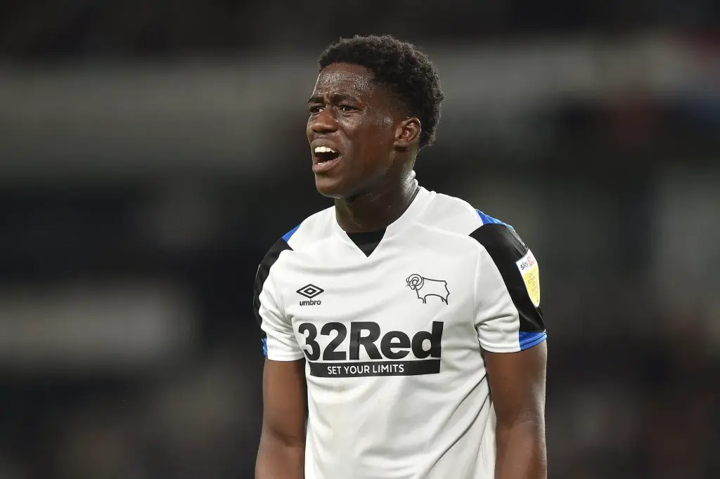 Manchester United join Tottenham Hotspur in the race to sign Derby County starlet Malcolm Ebiowei.