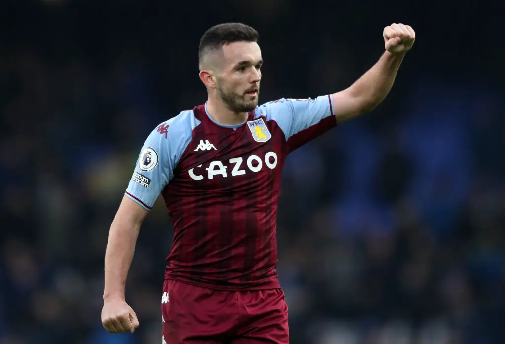 LIVERPOOL, ENGLAND - JANUARY 22: John McGinn could join Spurs (Photo by Jan Kruger/Getty Images)