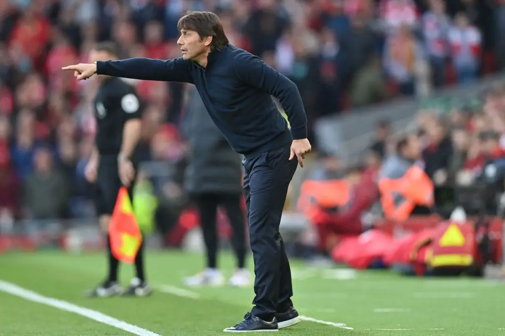Antonio Conte thought Tottenham Hotspur qualifying for the Champions League when he took over was a joke. (Photo by PAUL ELLIS/AFP via Getty Images)