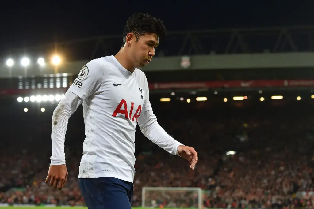 Antonio Conte confirms Harry Kane will take penalties despite Son Heung-Min chasing Golden Boot.  (Photo by PAUL ELLIS/AFP via Getty Images)