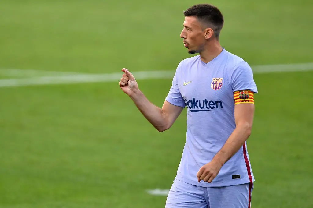 Tottenham Hotspur are interested in signing Clement Lenglet.  (Photo by PAU BARRENA/AFP via Getty Images)