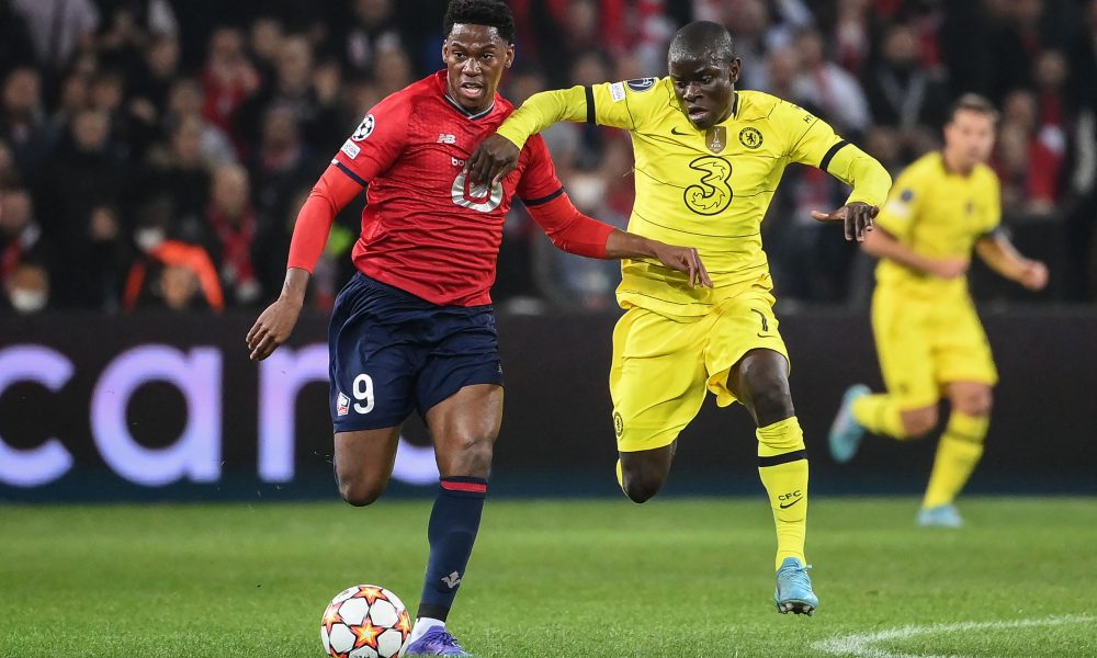 Tottenham may look to scupper two direct rivals in the race for £42m Ligue 1 striker
