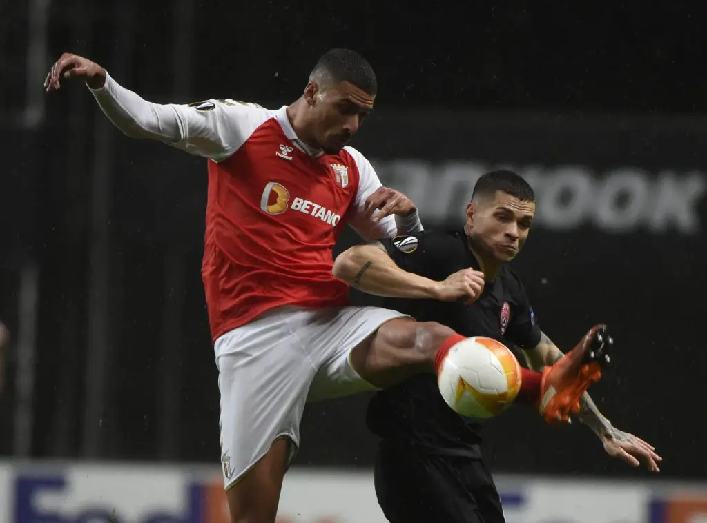 Transfer News: Tottenham Hotspur express interest in Braga centre-back David Carmo. (Photo by MIGUEL RIOPA/AFP via Getty Images)