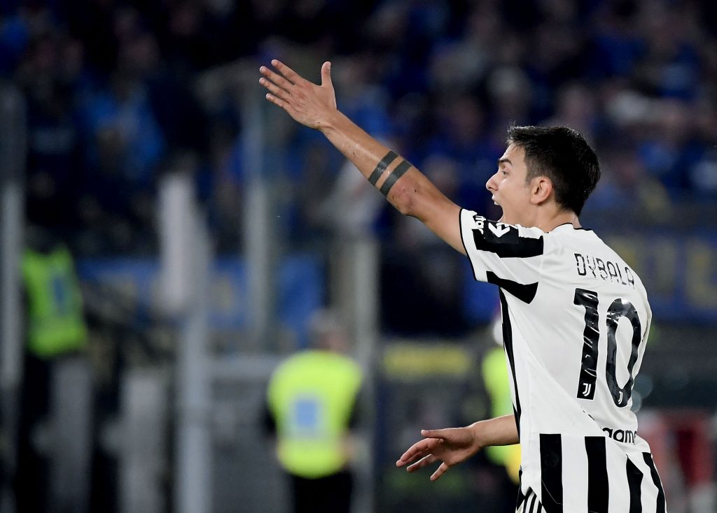 Paulo Dybala not entertained by Spurs transfer even with CL football. (Photo by FILIPPO MONTEFORTE/AFP via Getty Images)
