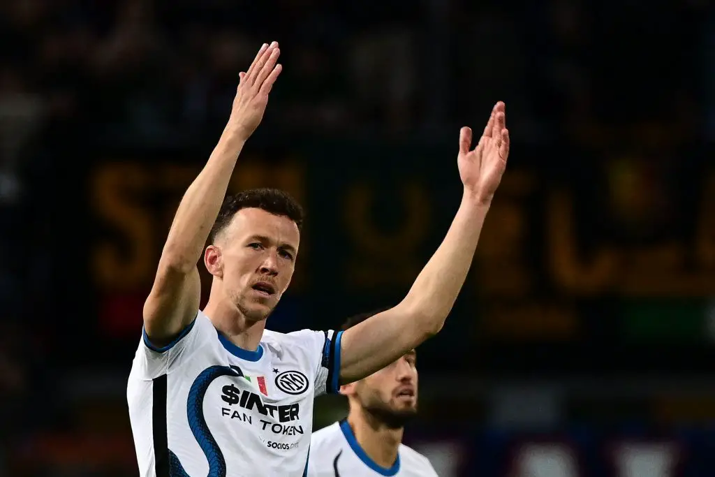 Tottenham Hotspur could sign another left wing-back despite Ivan Perisic transfer agreement. (Photo by MIGUEL MEDINA/AFP via Getty Images)