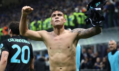 Inter Milan will consider offers for Lautaro Martinez around their valuation. (Photo by Marco Luzzani/Getty Images)