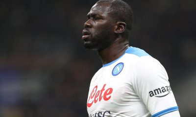 Kalidou Koulibaly is a top transfer target for Tottenham. (Photo by Marco Luzzani/Getty Images)